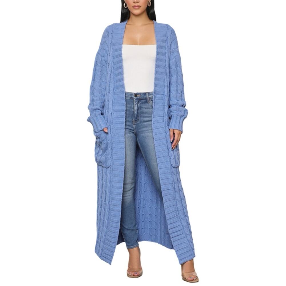 LILY’S KLOSET Duster Cable Knit Sweater